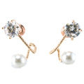 New Design for Woman′s Pearl Earring 925 Silver Jewelry (E6536)